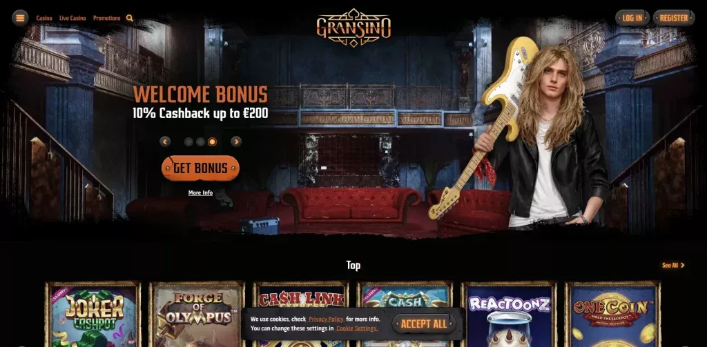 Přihlášení Gransino