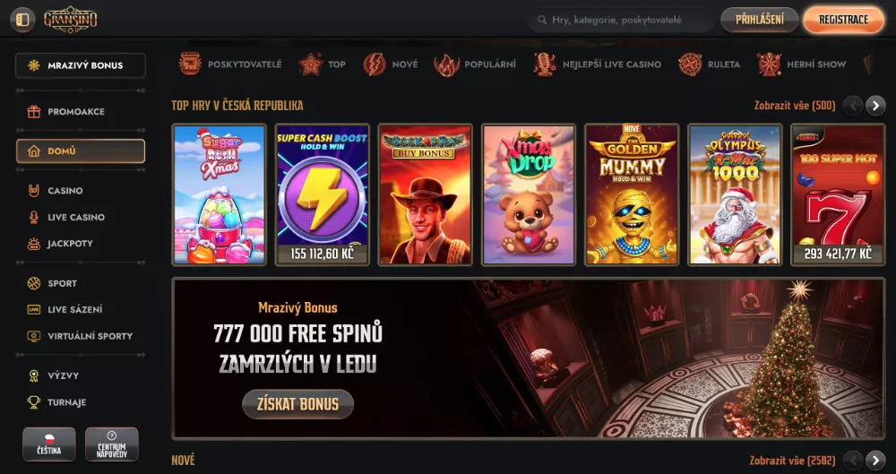 ZAČNI TEĎ: Gransino kasino | Gransino | 2026 | 9